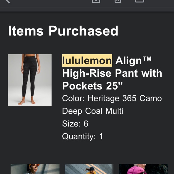 Lululemon leggings - Picture 6 of 6